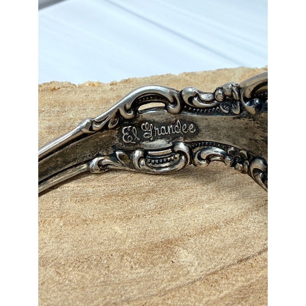 Hand Made Towle Sterling Silver El Grandee Fork Cuff Bracelet Vintage 1964 46.9g - Picture 6 of 10
